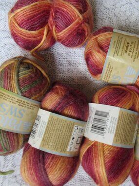 5+ balls of Patons SWS Yarn, soy30%, wool 70%, 80g(100m) each